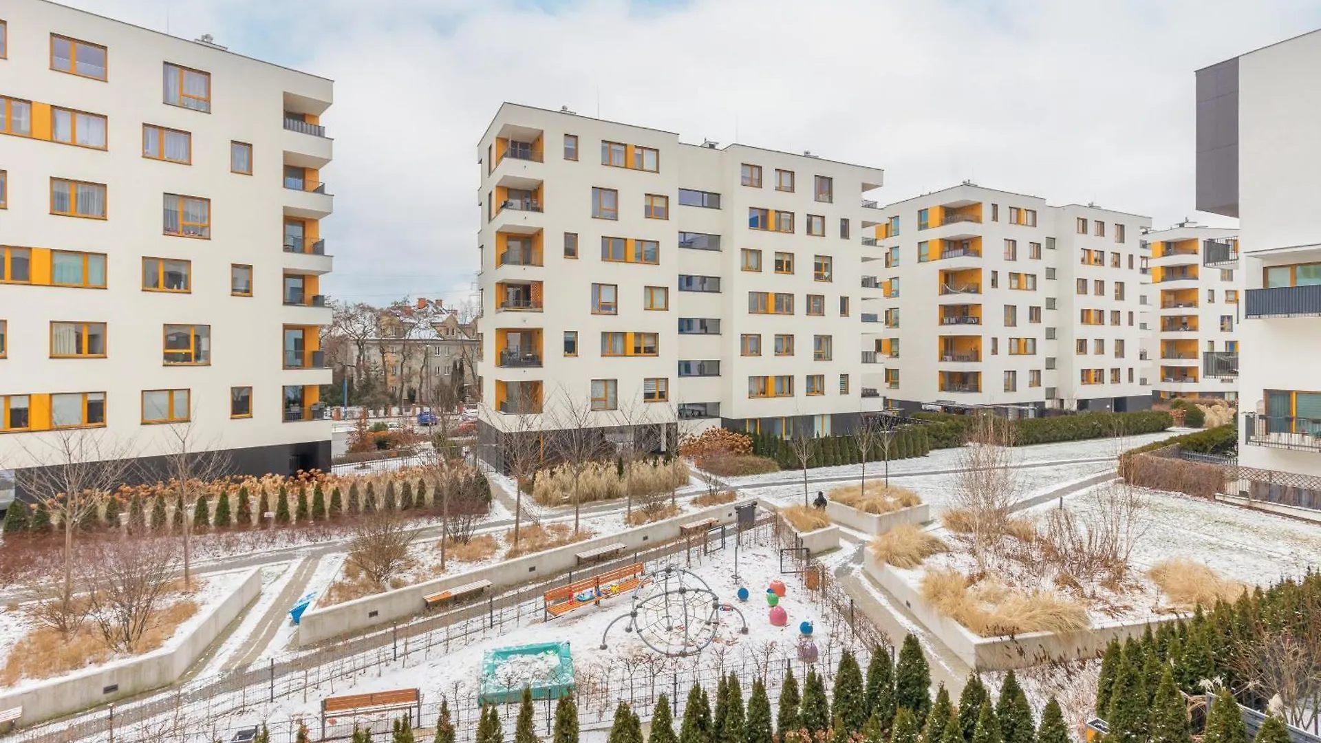 2 Bedroom Apartment Beautiful Green Surroundings Miedzyborska Street By Noclegi Renters Warsaw